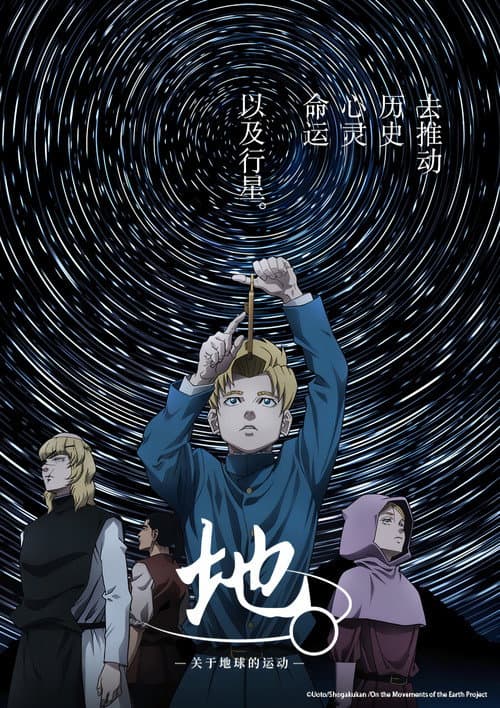 地。—关于地球的运动—海报