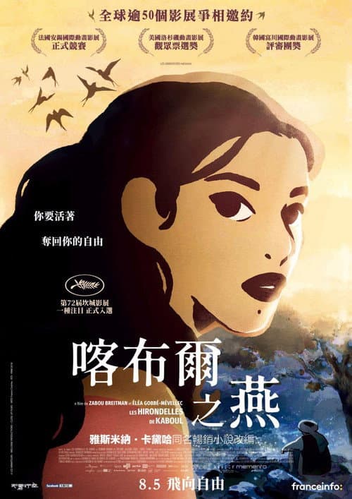 喀布尔的燕子海报