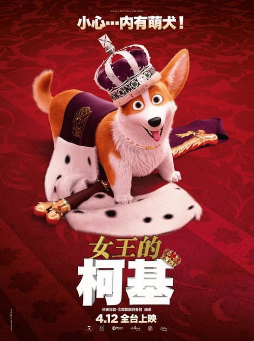 女王的柯基海报