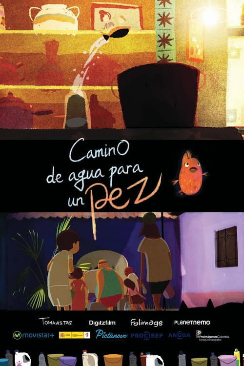 Camino de agua para un pez海报