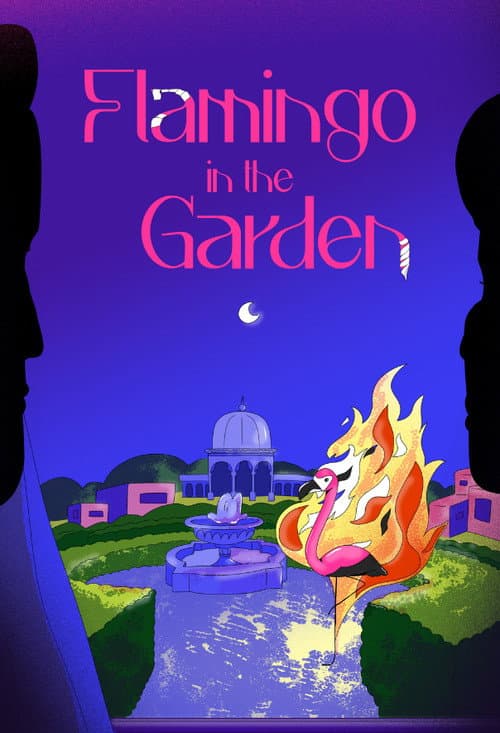 Flamingo in the Garden海报
