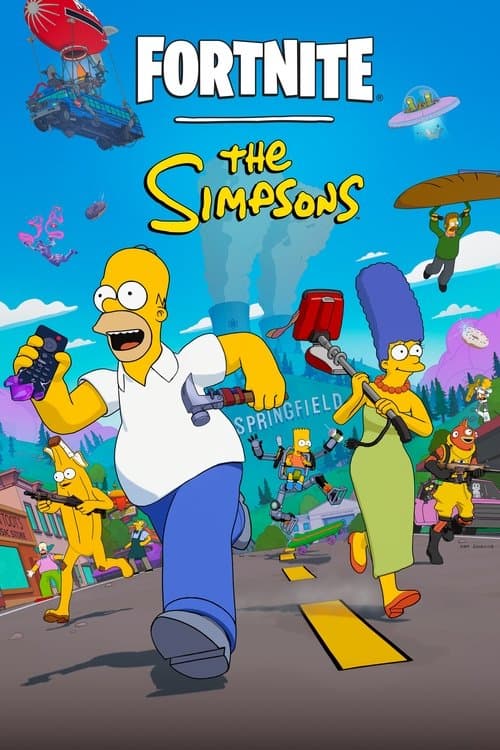 Fortnite x The Simpsons海报