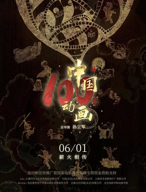中国动画100年海报